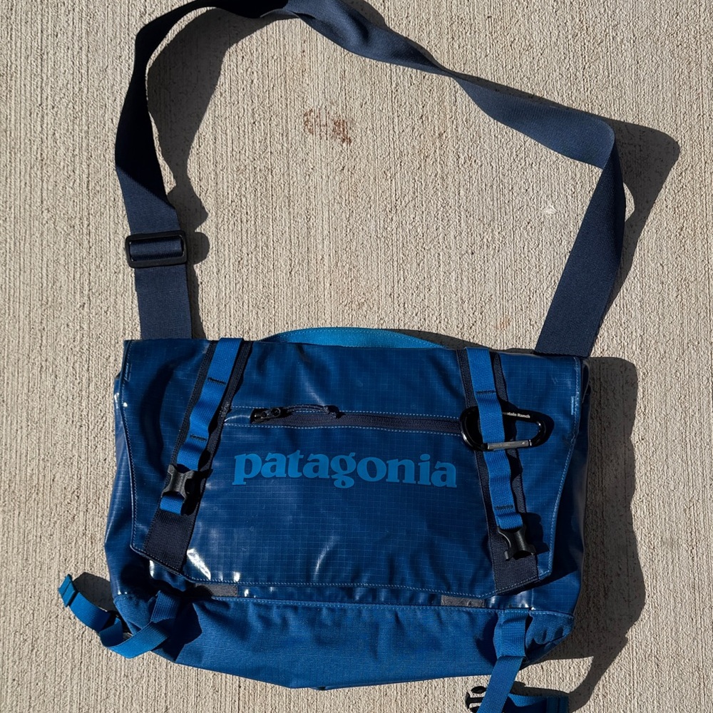 Patagonia Navy Blue Messenger Bag